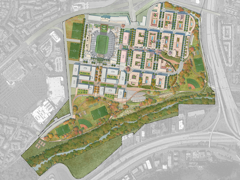 SDSU Mission Valley Site Plan 2018